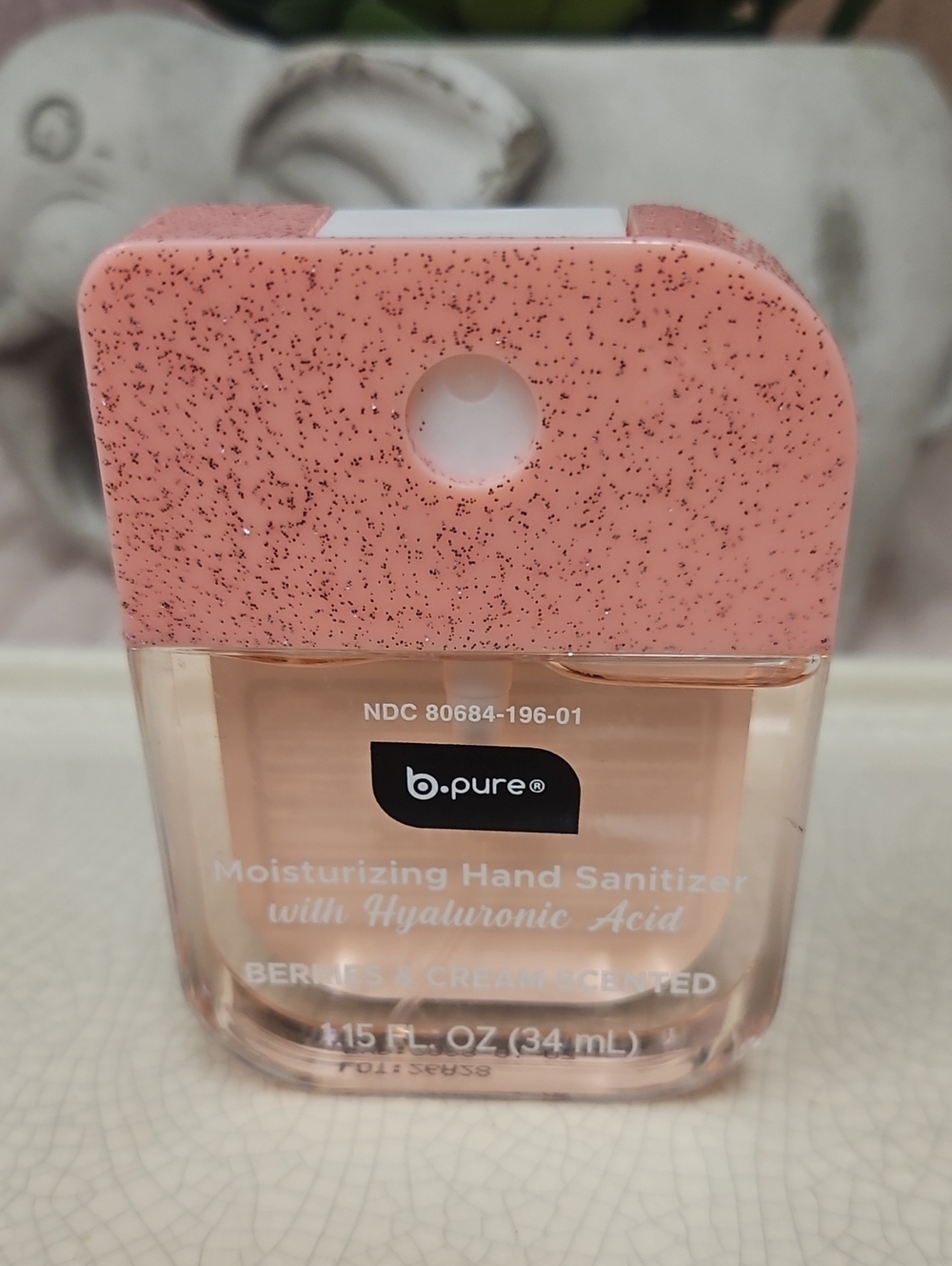 B.pure Moisturizing Hand Sanitizer with Hyaluronic Acid Berries and Cream